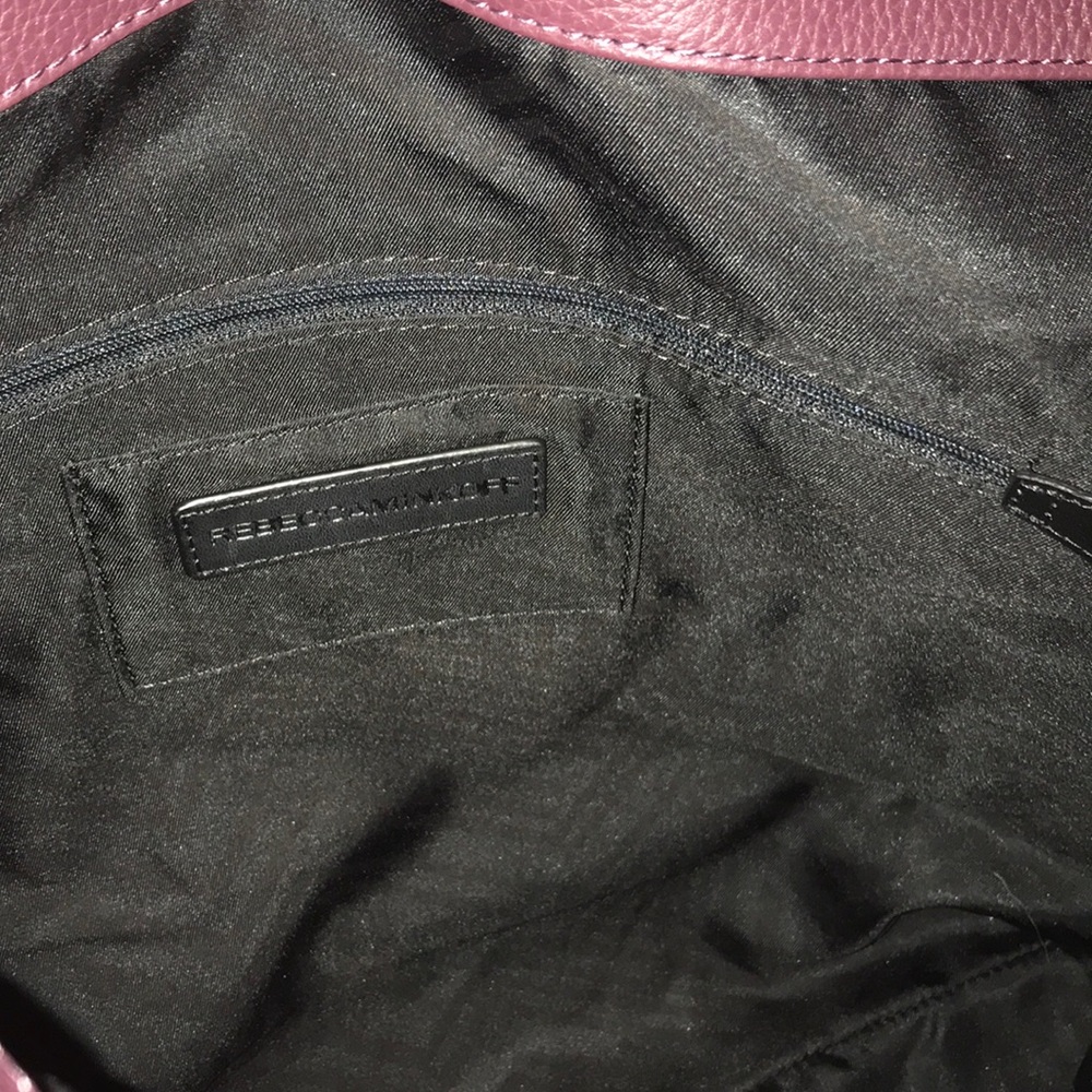 NWT Rebecca Minkoff Large Leather Moto Hobo - Picture 7 of 8